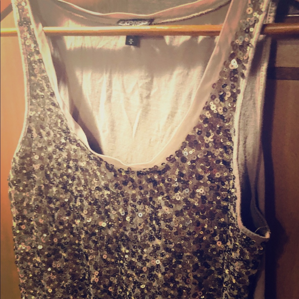 Sequin tank top from EXPRESS